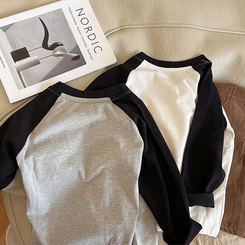 Áo Thun Cotton Tay Dài In Hình Lotso Thời Trang Hàn Quốc Cho Bé Gái 0-7 Tuổi