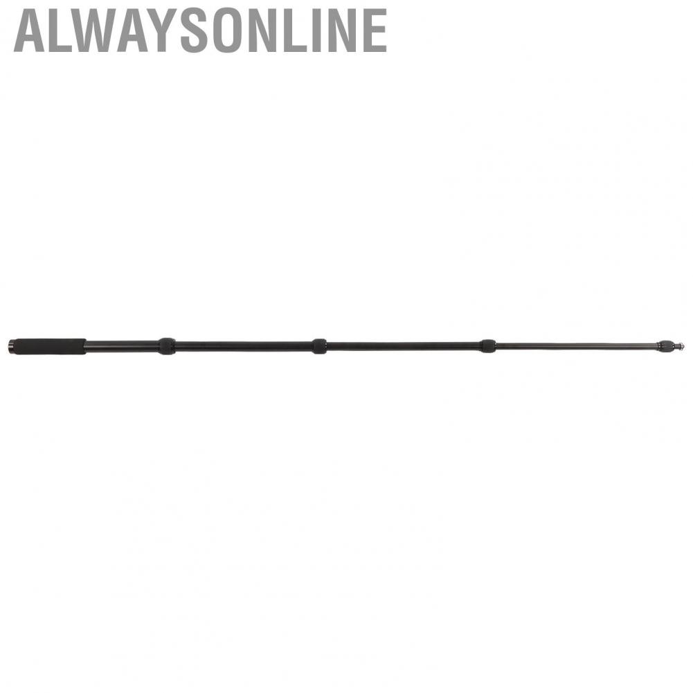Alwaysonline 1.5m Selfie Stick Aluminium Alloy with 1/4in Screw Interface Extendable Pole for  Stabilizer