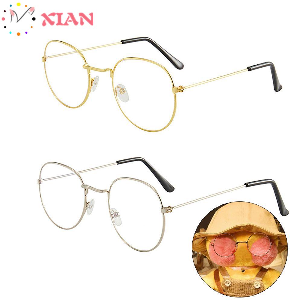 Búp Bê Hình Chú Vịt Đeo Mắt Kính Nhồi Bông Phong Cách Hàn Quốc Mới