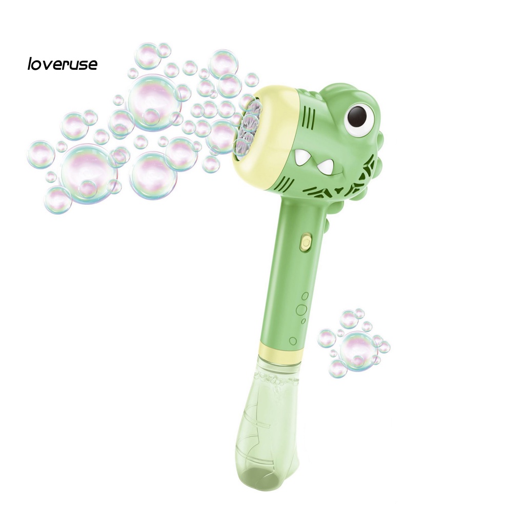 / Lo / LO / Đồ Chơi Máy Thổi Bong Bóng Hình Cá Sấu / Gà Có Đèn Nhiều Màu