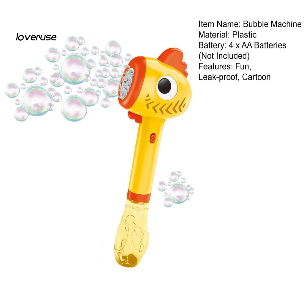 / Lo / LO / Đồ Chơi Máy Thổi Bong Bóng Hình Cá Sấu / Gà Có Đèn Nhiều Màu