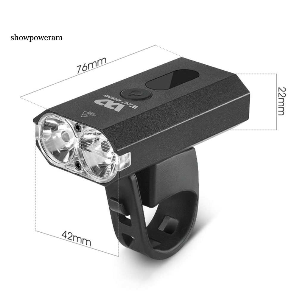 1 Bộ Đèn Pha Xe Đạp Bằng Hợp Kim Nhôm Đa Năng Kèm Còi Tiện Dụng