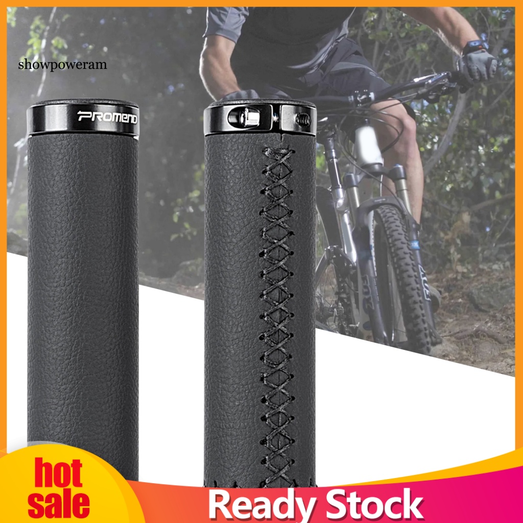 1 Bộ Vỏ Bọc Tay Lái Xe Đạp Bằng Da Vi Sợi Gọn Nhẹ Chống Mòn