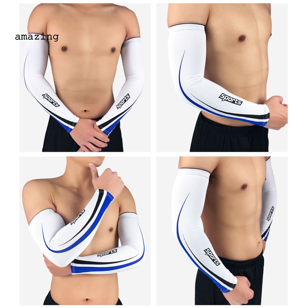 1 Đôi Găng Cánh Tay Co Giãn Mềm Mại Chống Tia UV Bảo Vệ Cho Unisex