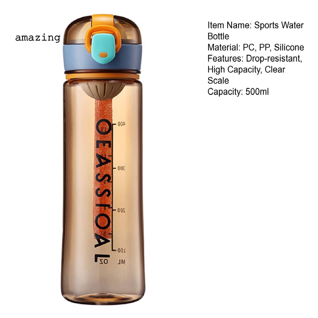 Bình Nước Thể Thao Trong Suốt Tiện Dụng Chất Lượng Cao