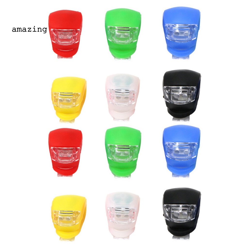 Đèn Đuôi Ếch Bằng Cao Su Chống Mòn Độ Sáng Cao Cho Xe Đạp