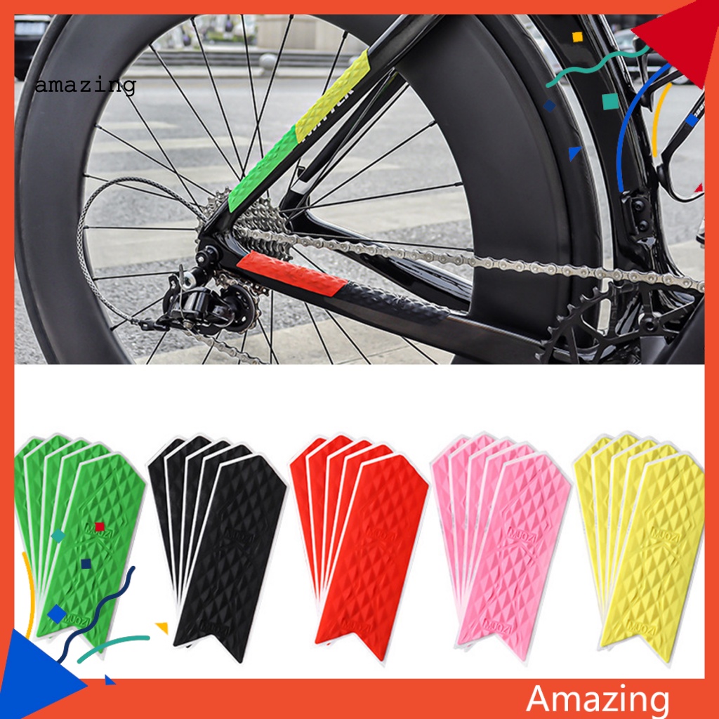 Bộ 5 Vỏ Bọc Khung Xe Đạp Họa Tiết Hình Thoi Độc Đáo Tiện Dụng