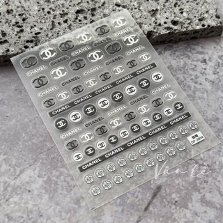 sticker lụa 5d thương hiệu dán móng tay nail Có sẵn