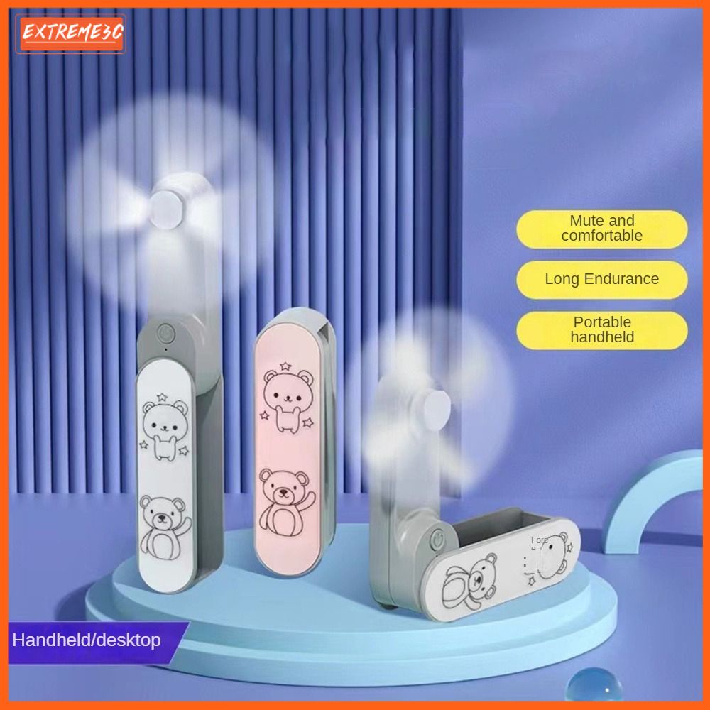 Mới Quạt mini Cầm Tay Đa Năng Sạc Cổng usb Gấp Gọn Tiện Dụng