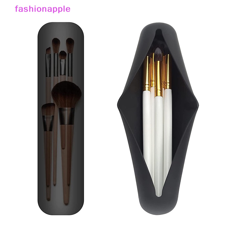 Giá Đỡ Cọ Trang Điểm Bằng Silicone Tiện Dụng Khi Đi Du Lịch