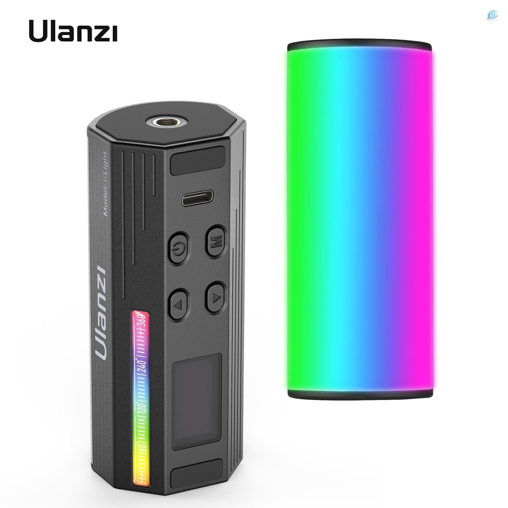 ULANZI Đèn LED Ống RGB Từ Tính Mini 2500K-9000K 20 Hiệu Ứng Ánh Sáng CRI95 + Tích Hợp Pin Cho Live Stream