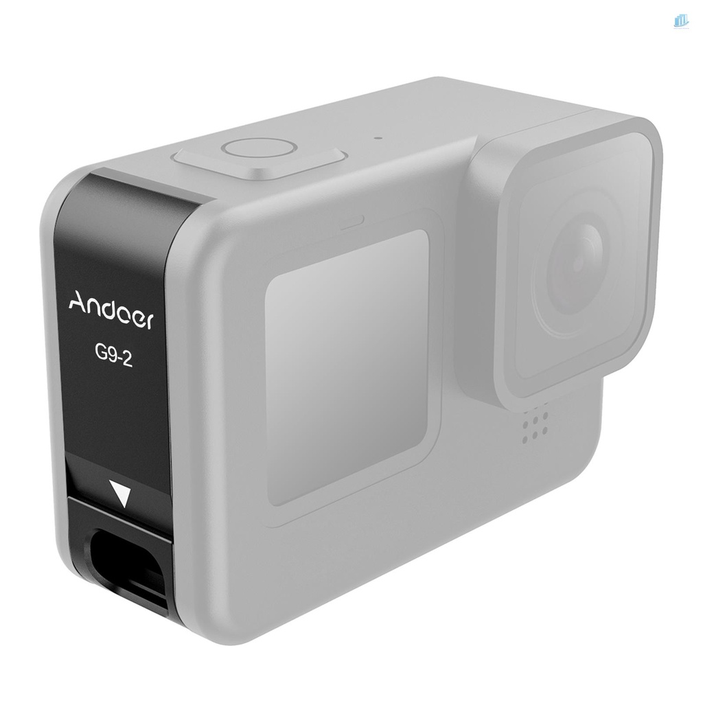 Nắp Đậy Pin Máy Quay Hành Động Andoer G9-2 Bằng Kim Loại Thay Thế Chuyên Dụng Cho smartwatchinone 9 10 11