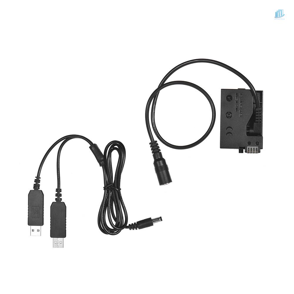 Bộ Sạc Pin Andoer LP-E8 DC USB Chuyên Dụng Cho Rebel T3i T2i T4i T5i EOS 600D 550D 650D 700D Kiss X5 X4 X6
