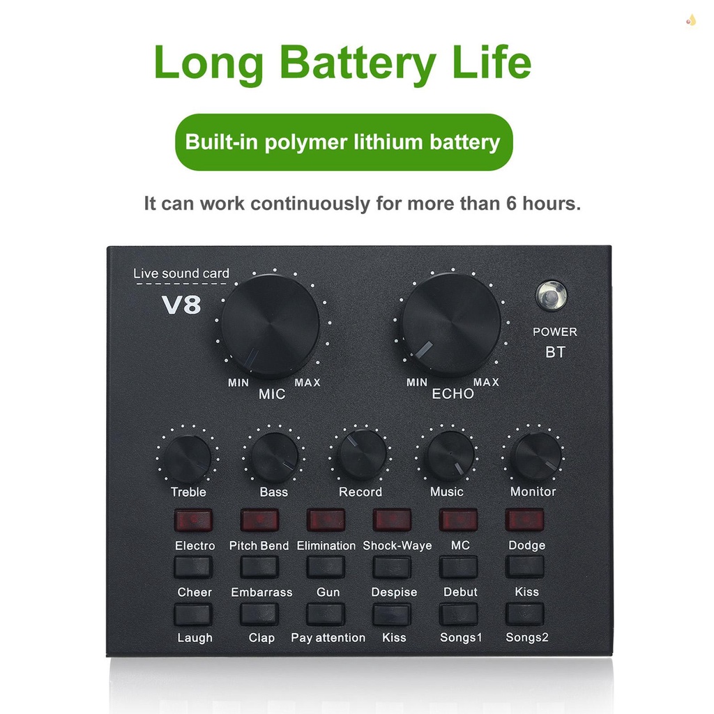 Thẻ Âm Thanh BT Đa Năng Cho Máy Tính Và Điện Thoại Di Động