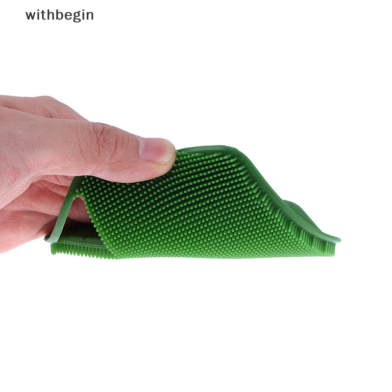 Bàn Chải Tắm Silicone Tẩy Tế Bào Chết Mát Xa Làm Sạch Da