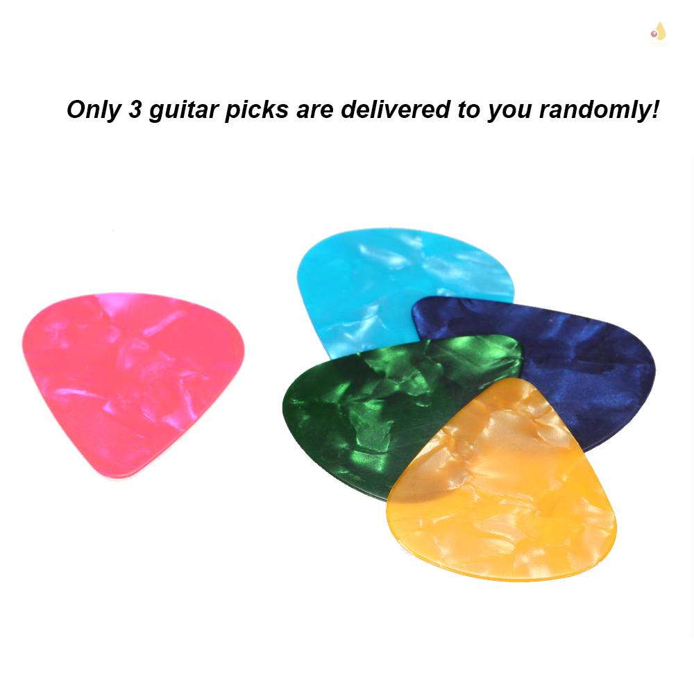 Set 4 Thanh Trượt Bằng Thép Không Gỉ 60MM + 3 Miếng Gảy Đàn Guitar (Màu Sắc Ngẫu Nhiên)