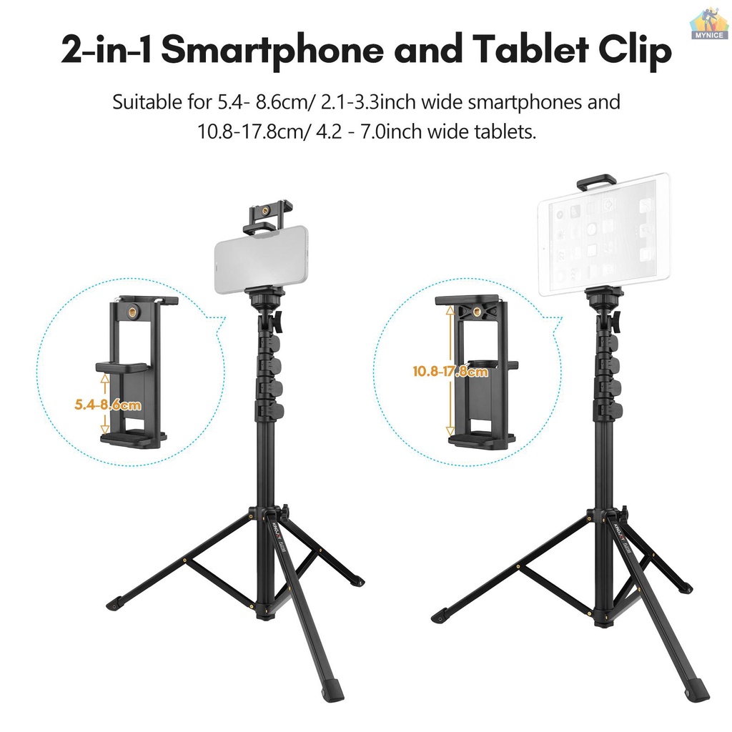 Giá Đỡ Đèn Chụp Ảnh KINGJOY FL019S Lỗ Vít 1 / 4 Inch Điều Chỉnh Được Độ Cao 5KG Bằng Hợp Kim Nhôm Đa Năng