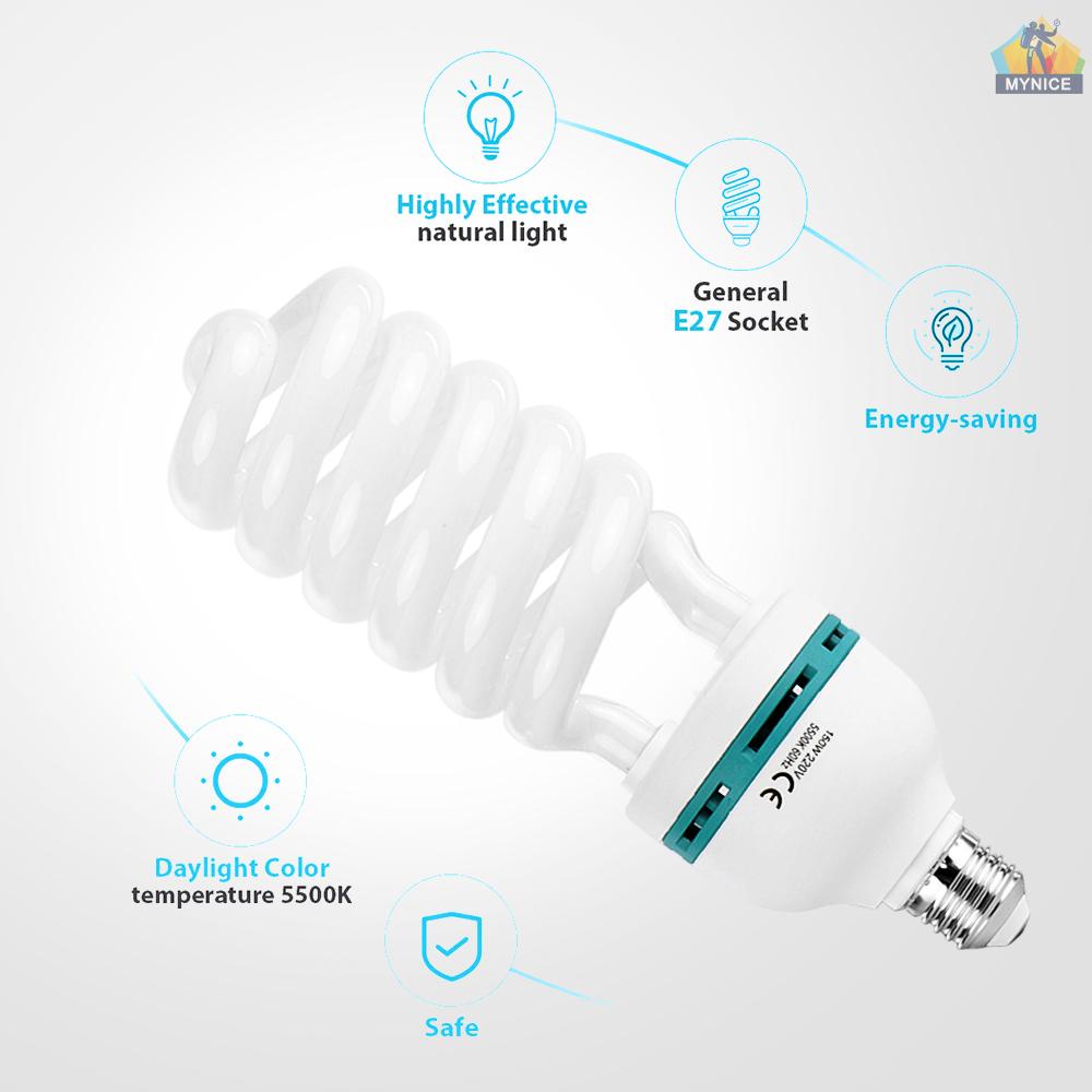 ANDOER Set 1 Túi * 1 / 150W 5500K Bóng Đèn 50 * 70cm Chuyên Dụng Cho Studio Chụp Ảnh 50 * 1 / 150W 5500K