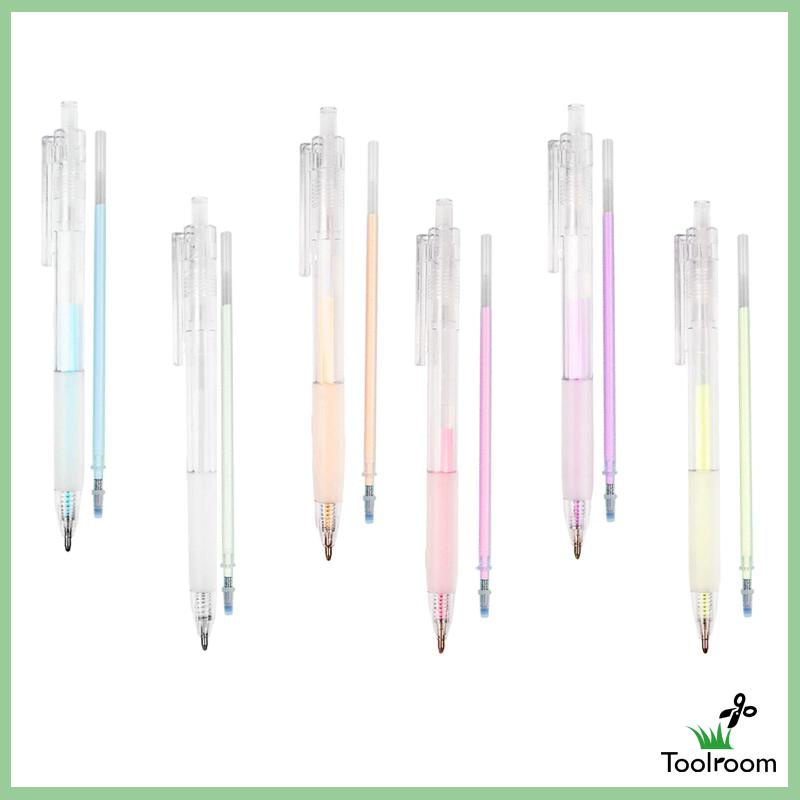 Set 6 Bút Nhấn Khô Nhanh Kèm Ruột Bút Thay Thế Trang Trí