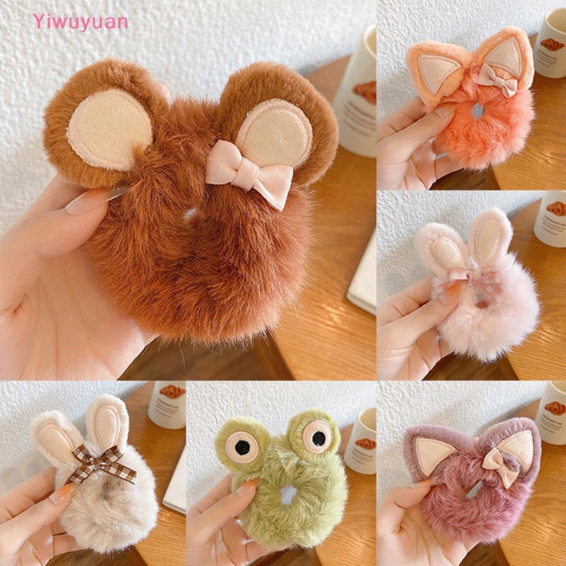 Băng Đô Tai Thỏ Bằng Da Cao Su Dễ Thương Cho Bé Gái