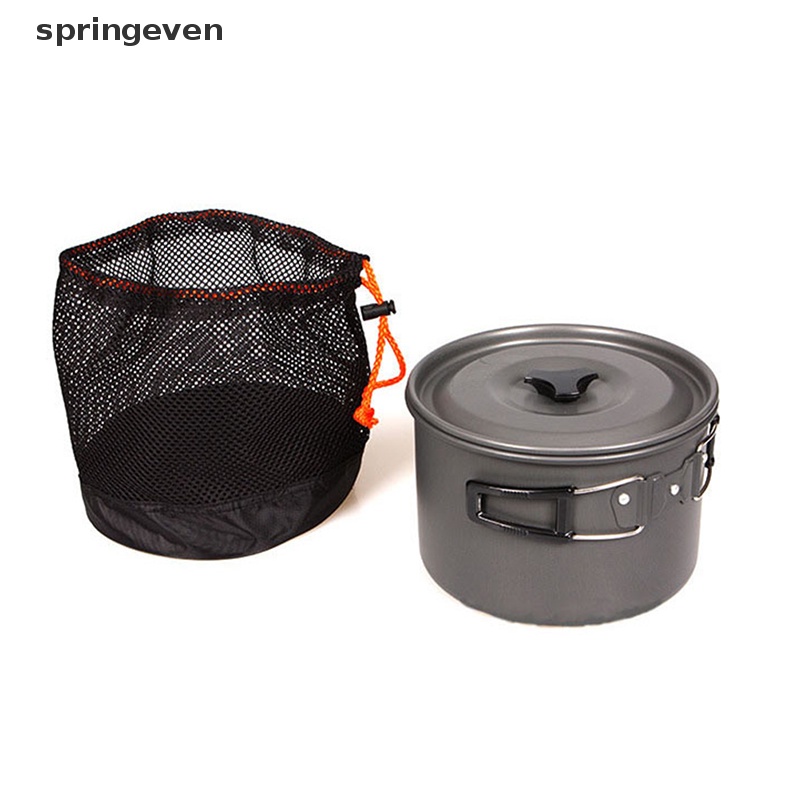 Bộ Dụng Cụ Nấu Ăn Bằng Nhôm Không Dính Tiện Dụng Mang Theo Du Lịch Dã Ngoại