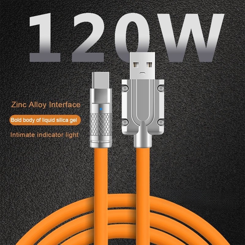 Dây Cáp Sạc Nhanh 120W 6A Type-C Dài 1m Cho Iphone