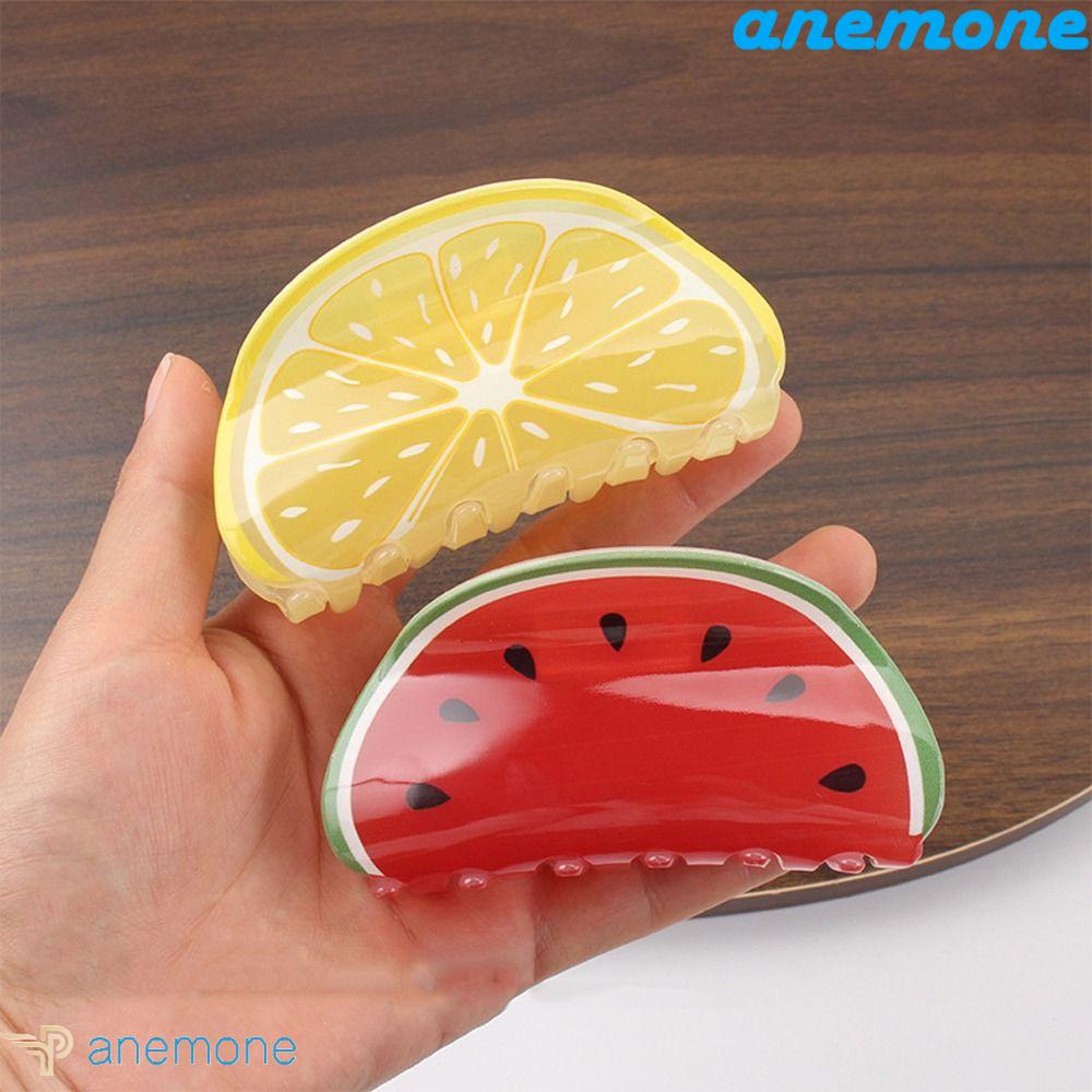 Kẹp Tóc Đuôi Ngựa Hình Quả Kiwi / Trái Cây Kiểu Hàn Quốc Sáng Tạo Thanh Lịch Dành Cho Bạn Gái