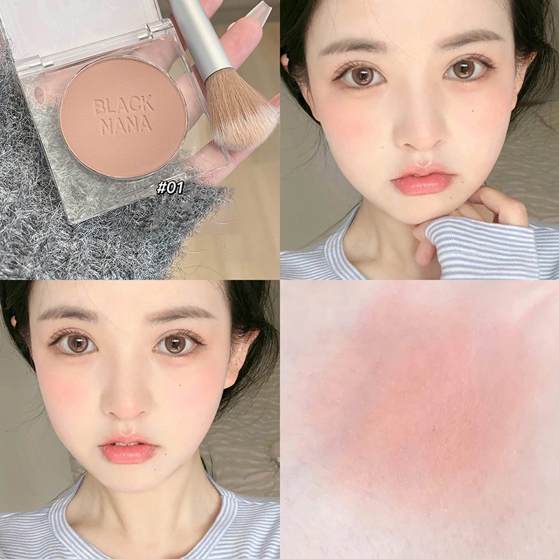 Phấn Má Hồng Trang Điểm Tạo Khối Màu Đào Xinh Xắn HSU