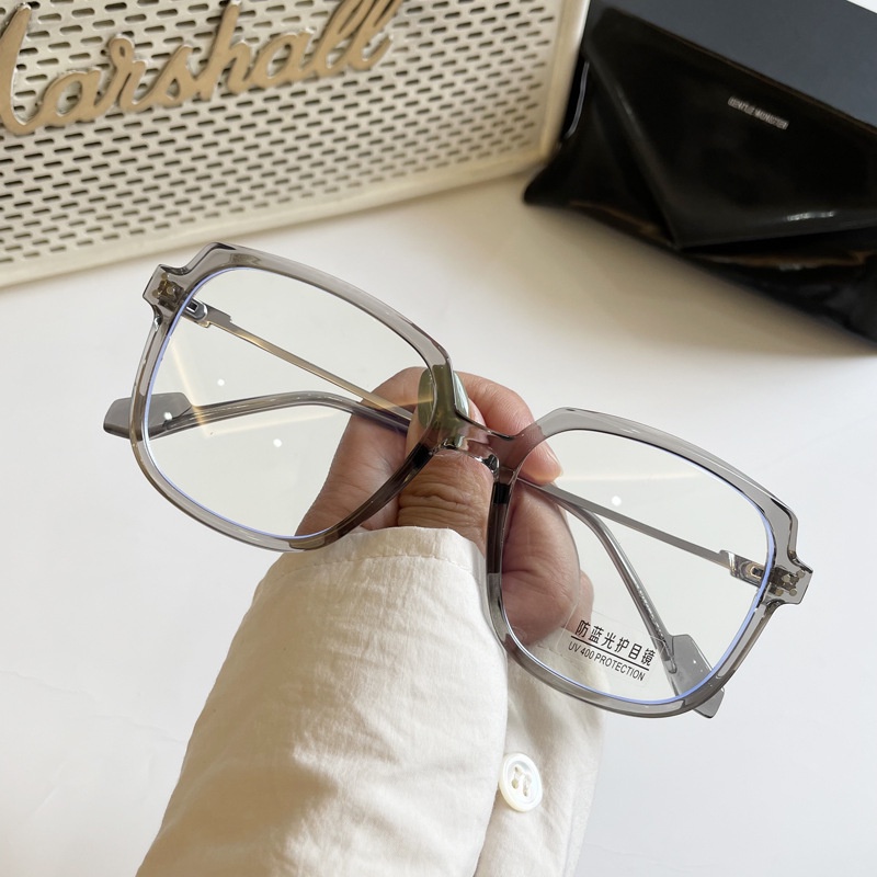 Gọng Quang Học Tr90 Chống Ánh Sáng Xanh Không Có Trang Điểm Phong Cách Ins Cho Nam Và Nữ