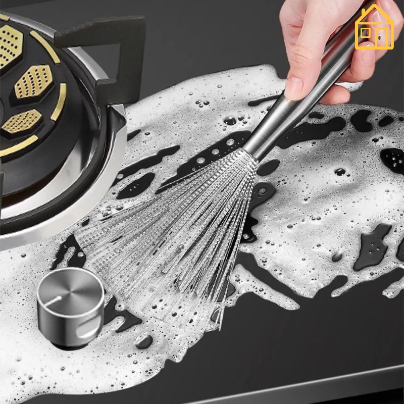Cọ Chà Nồi Bằng Thép Không Gỉ Linh Hoạt Tiện Dụng
