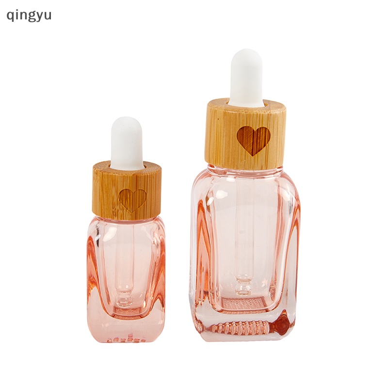 Bình Thủy Tinh Nhỏ Giọt 10 / 35Ml Có Nắp Bằng Gỗ Tre