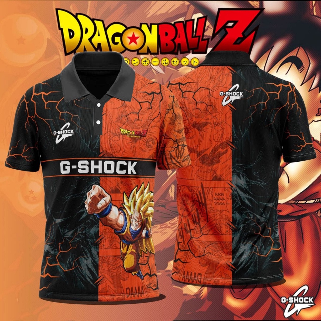 ÁO THUN GSHOCK DRAGON BALL Z RETRO POLO UNISEX