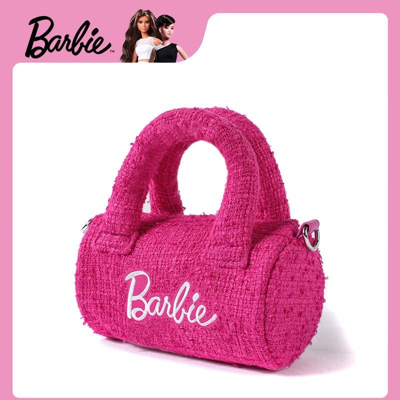 Túi Xách Đeo Chéo Hình Trụ Nhỏ Thiết Kế Mới Cao Cấp Cho Búp Bê Barbie Niche