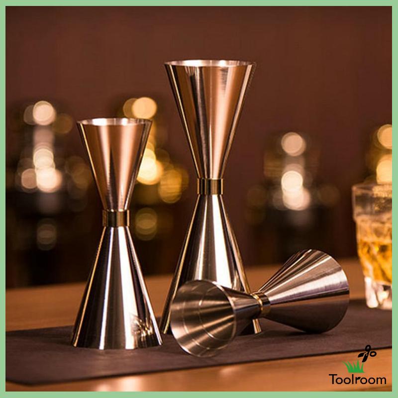 Cốc Đôi Bằng Thép Không Gỉ 25 50ml Chuyên Dụng Cho Bartender