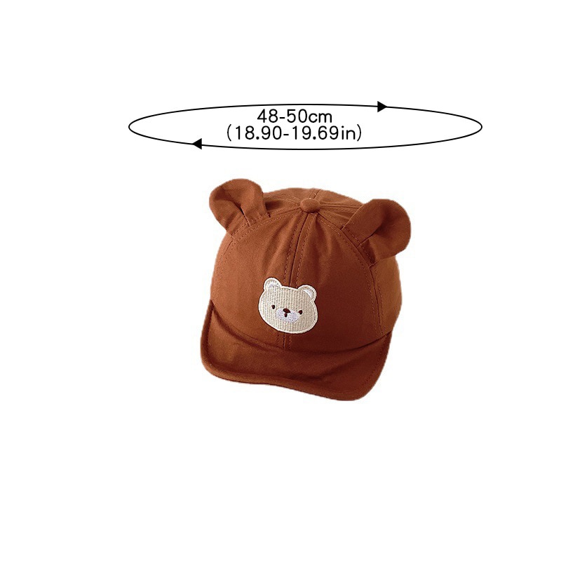 Nón Lưỡi Trai Mềm Thêu Họa Tiết Hoạt Hình Xinh Xắn Theo Phong Cách Xuân Hè Dành Cho Bé 1-3 Tuổi