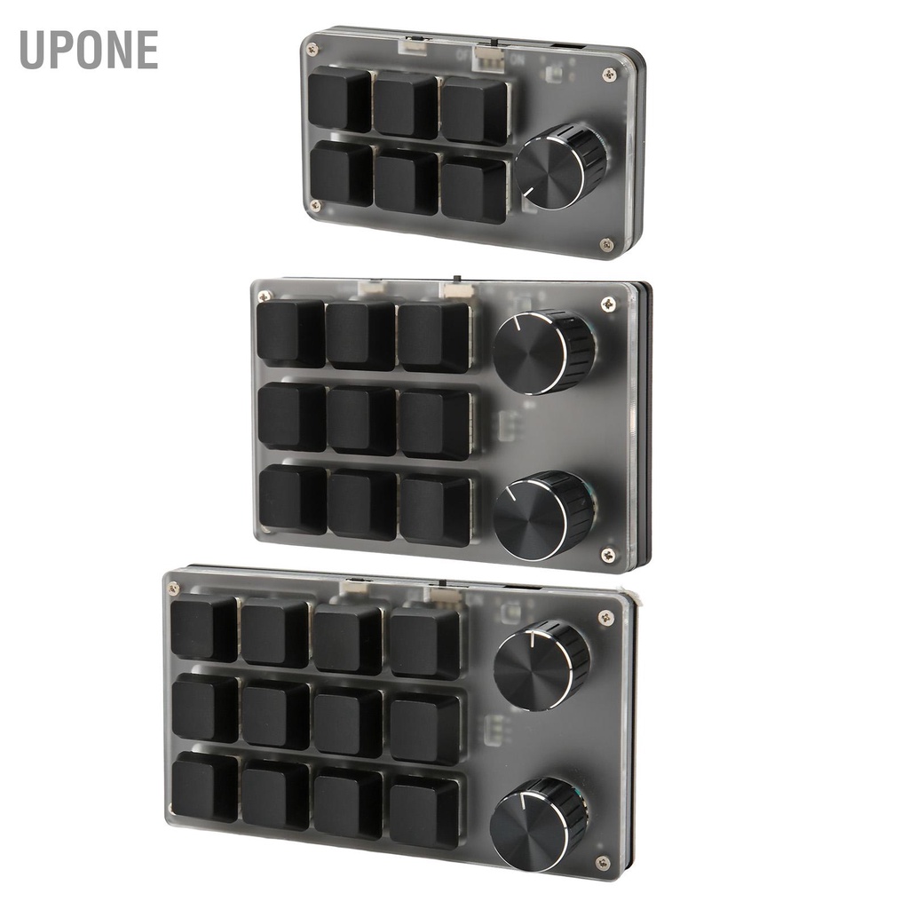 Thiết kế núm bàn phím mini Red Switch Chế độ kép Plug and Play Bàn lập trình cơ học để chơi game Office Media UPONE