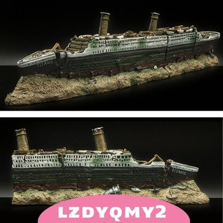 Tàu Titanic Trang Trí Bể Cá