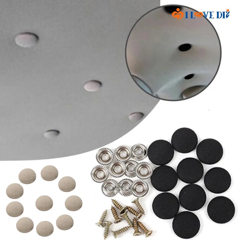 Khóa Cố Định Trên Nóc Xe Hơi Hình Tròn Bằng Hợp Kim Chống Rơi Tiện Dụng