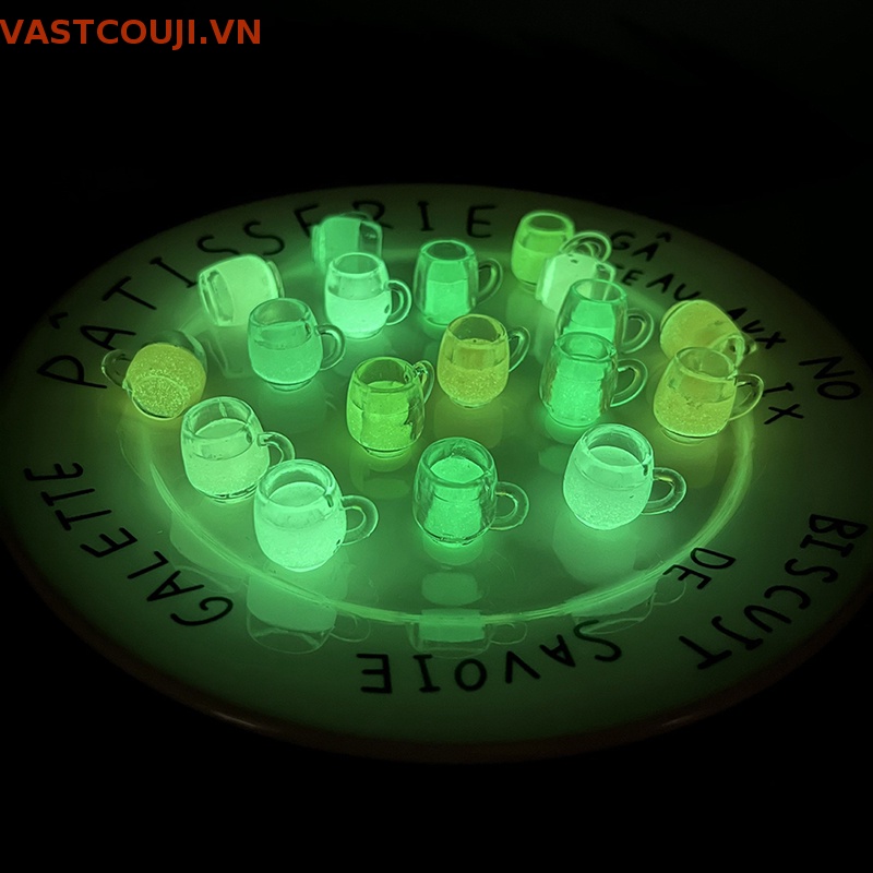 Set 5 Cốc Mini Phát Quang Dùng Để Trang Trí Tiểu Cảnh