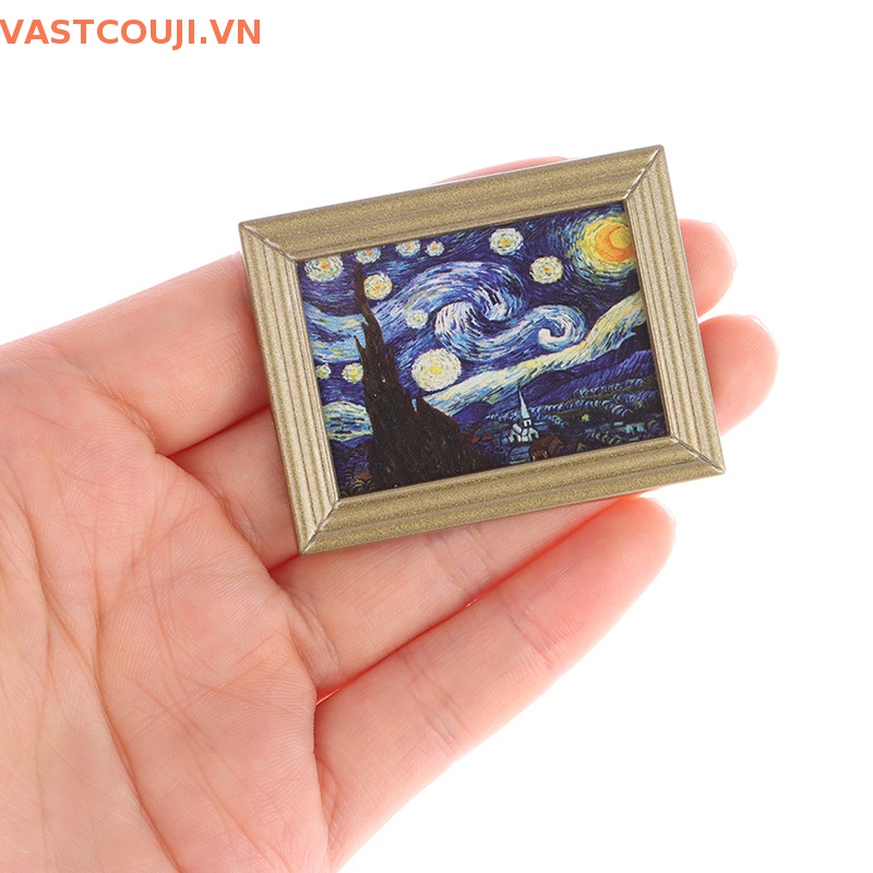 Tranh Treo Tường Họa Tiết Bầu Trời Sao Tỉ Lệ 1: 12 Trang Trí Nhà Búp Bê