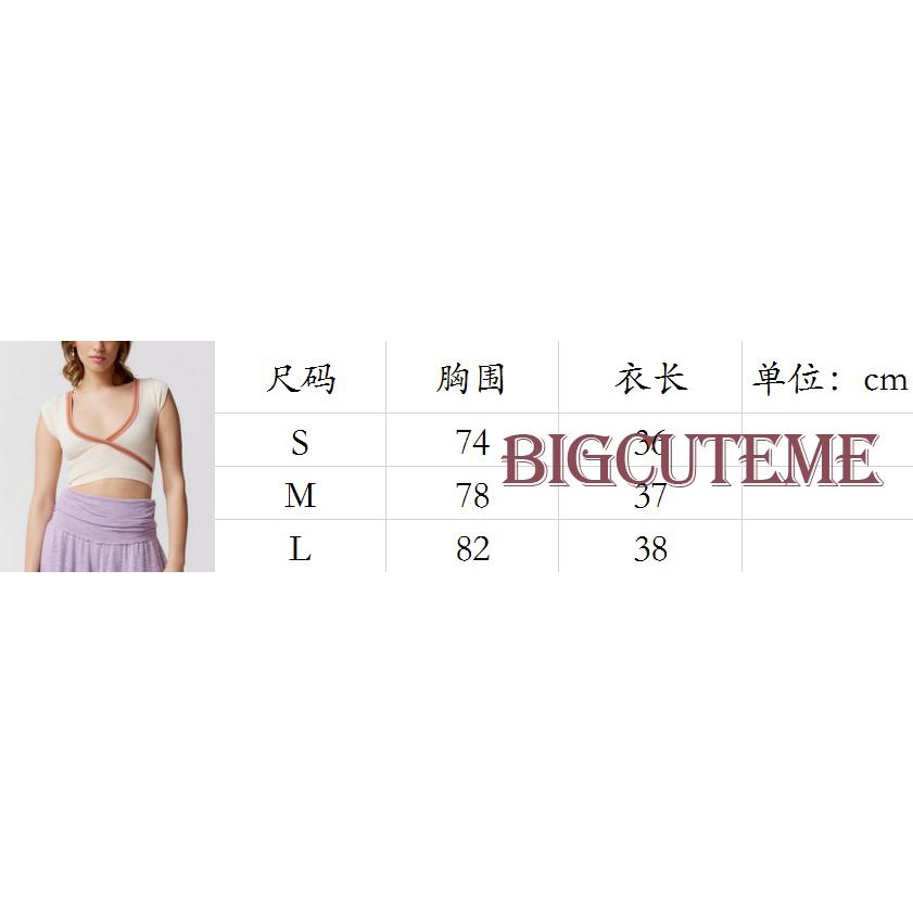 Áo Croptop Cổ Chữ V Màu Sắc Tương Phản Thời Trang Mùa Hè Cho Nữ