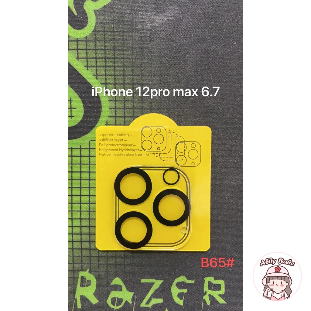 Kính Cường Lực 9H Chống Trầy Xước Màu Đen Pha Lê Trong Suốt Cho IPhone 14 Pro Max 13 Pro Max 12 11 Pro Max