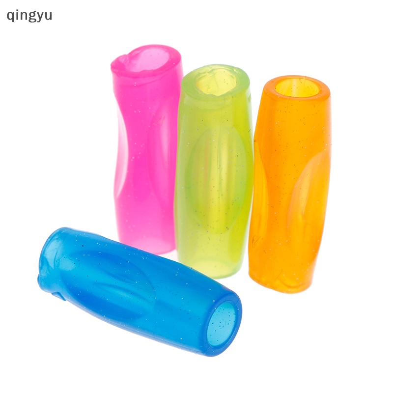 Set 4 Đầu Bọc Bút Chì Bằng Cao Su Mềm Cho Bé