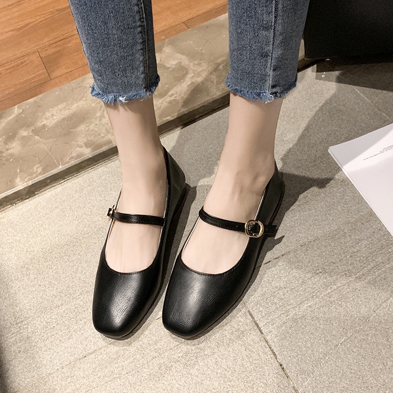 Giày búp bê JINXCHOY xinh xắn thời trang thanh lịch dành cho nữ AA6310