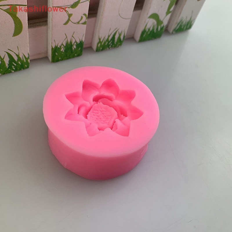 1 Khuôn Làm Bánh / Sô Cô La / Xà Phòng Hình Hoa Sen Bằng Silicone DIY