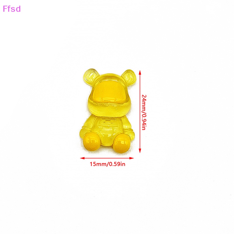 {Ffsd} Đồ Chơi Dây Buộc Tóc Resin Mini Phát Quang Hình Gấu Trang Trí Nhà Cửa Sân Vườn Nhà Cửa Bán Chạy
