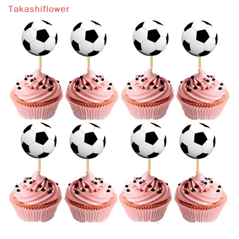 Topper Cắm Trang Trí Bánh Kem Hình Quả Bóng Rổ / Bóng Đá