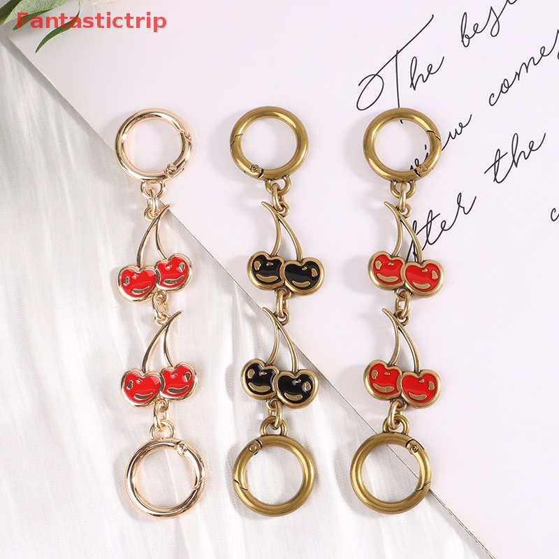 [Fantastictrip] Dây Xích Nối Dài Túi Xách Đeo Vai / Đeo Chéo Hình Quả Cherry Mới