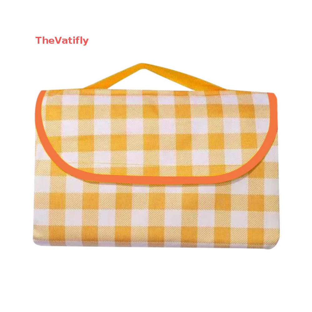 [Thevaly] Thảm Dã Ngoại Bằng Vải Oxford Chống Nước Chống Ẩm Có Thể Gập Lại