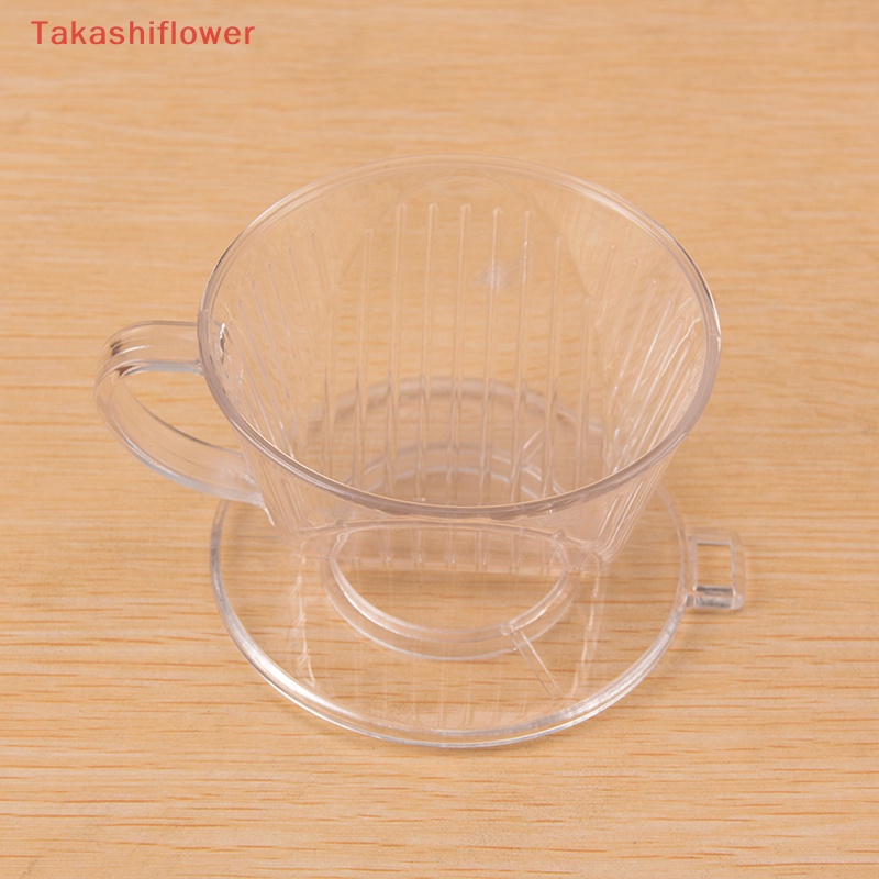 Cốc Lọc Cà Phê Nhỏ Giọt Bằng Nhựa Trong Suốt Có Thể Tái Sử Dụng